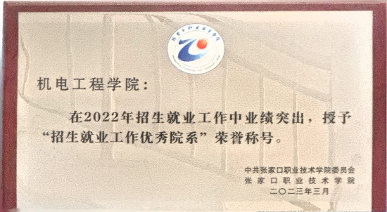 2022年招生就业工作优秀院系