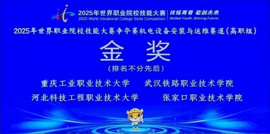 2025年世界职业院校技能大赛争夺赛金奖